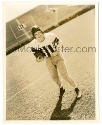 9y534 LYLE TALBOT 8x10.25 still '33 w/ football at Pasadena Rose Bowl in College Coach by Kling!