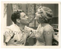 9y538 MAGIC FLAME 8x10 key book still '27 circus clown Ronald Colman & pretty Vilma Banky, lost film