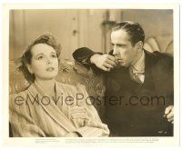 9y542 MALTESE FALCON 8.25x10 still '41 c/u of Humphrey Bogart as Sam Spade & pretty Mary Astor!