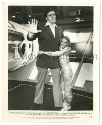 9y581 MOONRAKER candid 8.25x10 still '79 giant Richard Kiel & tiny Blanche Revalec fall in love!