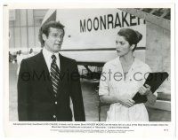 9y579 MOONRAKER 8x10 still '79 Lois Chiles gives tour of Drax factory to Roger Moore as James Bond