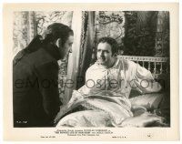 9y694 PRIVATE LIFE OF DON JUAN 8x10.25 still R47 Douglas Fairbanks in bed looks at Melville Cooper