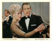 9y025 PRIZE color 8x10 still #2 '63 great c/u of Paul Newman dancing with sexy Elke Sommer!