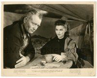 9y720 RED RIVER 8x10.25 still '48 John Wayne & Joanne Dru with gun & playing cards on table!