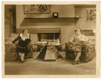 9y724 REDUCING 8x10 still '31 Marie Dressler & Polly Moran in wonderful deco living room!