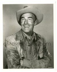 9y727 RIDE THE HIGH COUNTRY 8.25x10 still '62 great close portrait of smiling Randolph Scott!