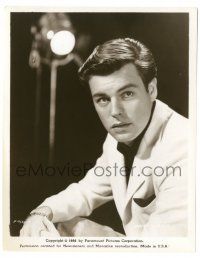 9y741 ROBERT WAGNER 8x10.25 still '56 smiling head & shoulders portrait of the youthful star!