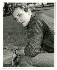9y762 ROY THINNES deluxe 8x10 still '50s great close portrait looking over his shoulder!