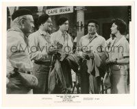 9y865 SUN ALSO RISES 8x10.25 still '57 Tyrone Power, Ava Gardner, Mel Ferrer, Errol Flynn, Albert!