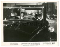 9y867 SUNSET BOULEVARD 8x10.25 still '50 Erich von Stroheim, Wiliam Holden & Gloria Swanson in car!