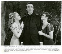 9y881 TASTE THE BLOOD OF DRACULA 8.25x9.5 still '70 c/u of Christopher Lee with vampire damsels!