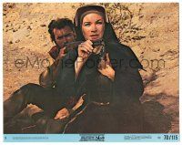 9y038 TWO MULES FOR SISTER SARA 8x10 mini LC #5 '70 nun Shirley MacLaine helps Clint Eastwood aim!