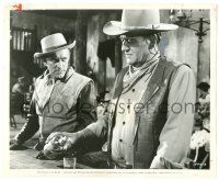 9y957 WAR WAGON 8x10 still '67 Kirk Douglas watches John Wayne pouring a drink at the bar!