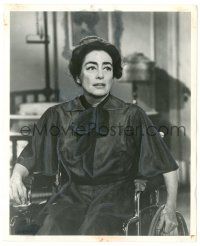 9y963 WHAT EVER HAPPENED TO BABY JANE? 8.25x10 still '62 close up of Joan Crawford in wheelchair!