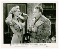 9y968 WHITE HEAT 8.25x10 still '49 c/u of James Cagney glaring at Virginia Mayo, classic noir!
