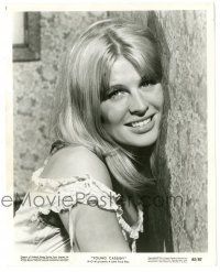 9y995 YOUNG CASSIDY 8x10.25 still '65 John Ford, best smiling portrait of pretty Julie Christie!