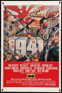 9z006 1941 style D 1sh '79 Spielberg, art of John Belushi as Wild Bill by David McMacken!