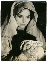 1a082 DOROTHY MCGUIRE signed deluxe 10.25x13.5 still '65 as Mother Mary in Greatest Story Ever Told