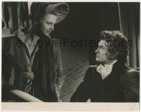 1a151 MADELEINE ROBINSON signed deluxe French 9.5x12 still '47 c/u with Jean Marais in Les Chouans!