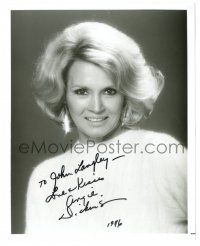 1a639 ANGIE DICKINSON signed 8x10 REPRO still '96 wonderful smiling portrait of the actress!