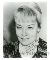 1a659 AUDREY TOTTER signed 8x9.75 REPRO still '80s cool image of the actress later in her career!