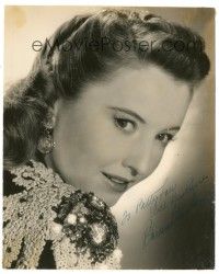 1a376 BARBARA STANWYCK signed 7.5x9.25 still '58 wonderful over-the-shoulder portrait by Bert Six!