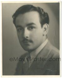 1a391 CESAR ROMERO signed deluxe 7.75x9.75 still '30s super young head & shoulders portrait by Bruno