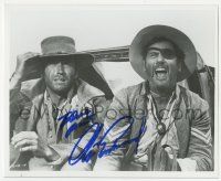 1a697 CLINT EASTWOOD signed 8x10 REPRO still '90s w/ Eli Wallach in The Good, The Bad and The Ugly!