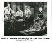 1a708 DAVID SHEINER signed 8x10 REPRO still '80s pictured with Walter Matthau in The Odd Couple!