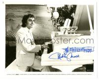 1a424 DUDLEY MOORE signed 8.25x10 still '81 great close up playing the piano from Arthur!
