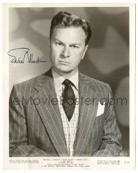 1a427 EDDIE ALBERT signed 8x10.25 still '52 great portrait in suit & tie from Actors & Sin!