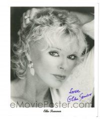 1a334 ELKE SOMMER signed 8x10 publicity still '90s wonderful portrait of the sexy German blonde!