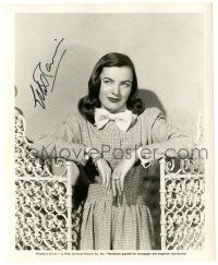 1a442 ELLA RAINES signed 8.25x10 still '46 waist-high smiling portrait of the pretty actress!