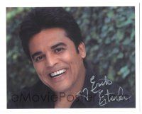 1a732 ERIK ESTRADA signed color 8x10 REPRO still '80s close up of the CHiPs actor showing his teeth