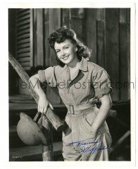 1a445 FRANCES GIFFORD signed deluxe 8x10 still '43 great c/u as a WWII working woman in Cry Havoc!