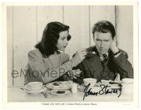 1a470 JAMES STEWART signed 8x10 still '41 c/u with pretty Hedy Lamarr in Come Live with Me!