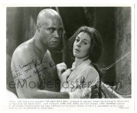 1a471 JANE ALEXANDER signed 8x10 still '70 c/u with James Earl Jones in The Great White Hope!