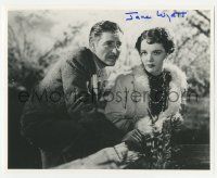 1a769 JANE WYATT signed 8x10 REPRO still '80s in a scene with Ronald Colman from Lost Horizon!