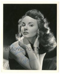 1a473 JANET BLAIR signed 8.25x10 still '46 sexy portrait by Coburn, soon to be in Tars & Spars!