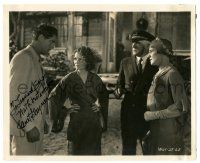 1a474 JANET GAYNOR signed 8x10 still '31 she's mad at Charles Farrell in The Man Who Came Back!