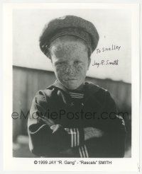 1a338 JAY R. SMITH signed 8x10 publicity still '99 great portrait in sailor suit from Our Gang!