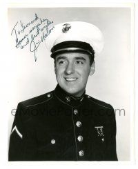 1a480 JIM NABORS signed 8x10 still '60s great portrait in uniform as Gomer Pyle, U.S.M.C.!