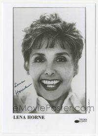 1a312 LENA HORNE signed 5x7.5 music publicity still '90s she was still recording in her late 70s!