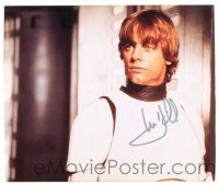 1a834 MARK HAMILL signed color 8x9.5 REPRO still '80s in Star Wars, wearing Stormtrooper uniform!