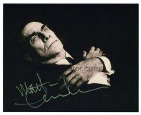 1a838 MARTIN LANDAU signed color 8x10 REPRO still '00s as Bela Lugosi portraying Dracula in Ed Wood