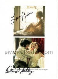 1a858 NIGHT OF DARK SHADOWS signed color 8x10 REPRO still '00s by BOTH David Selby AND Lara Parker!