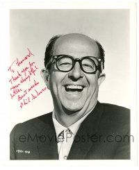 1a567 PHIL SILVERS signed 8.25x10 still '63 great laughing portrait from 40 Pounds of Trouble!