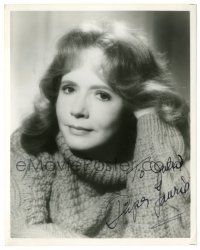 1a865 PIPER LAURIE signed 8x10 REPRO still '80s great close up of the star in sweater!