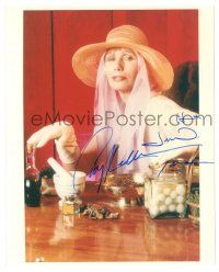 1a897 SALLY KELLERMAN signed color 8x10 REPRO still '80s image in cool hat with wacky ingredients!