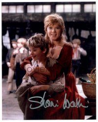 1a900 SHANI WALLIS signed color 8x10 REPRO still '90s great image w/ Mark Lester from Oliver!